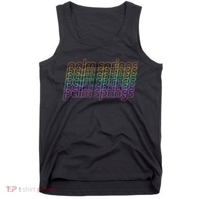 Retro Palm Springs Retro Multicolor Tank Top