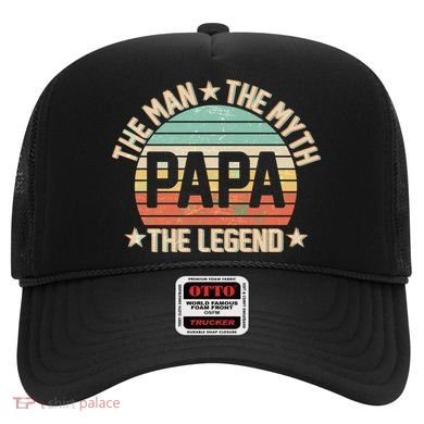 Retro Papa The Man Myth Legend Hat