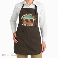 Retro Papa The Man Myth Legend Apron thumb 2