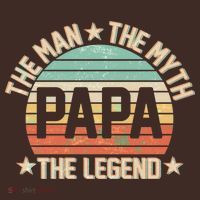 Retro Papa The Man Myth Legend Apron thumb 3