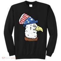 Retro Patriotic Bald Eagle  Sweatshirt thumb 0