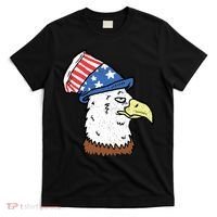 Retro Patriotic Bald Eagle  T-Shirt thumb 0