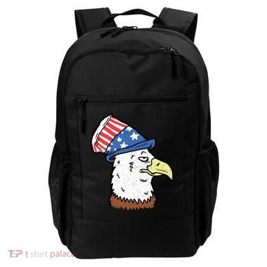 Retro Patriotic Bald Eagle  Backpack