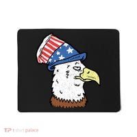Retro Patriotic Bald Eagle  Mousepad thumb 0