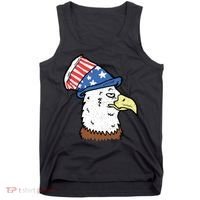 Retro Patriotic Bald Eagle  Tank Top thumb 0