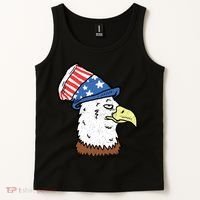 Retro Patriotic Bald Eagle  Tank Top thumb 2