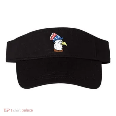 Retro Patriotic Bald Eagle  Visor