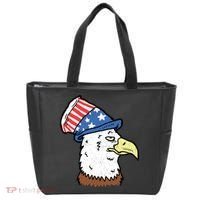 Retro Patriotic Bald Eagle  Tote Bag thumb 0