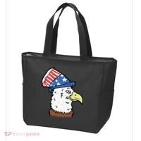 Retro Patriotic Bald Eagle  Tote Bag thumb 3