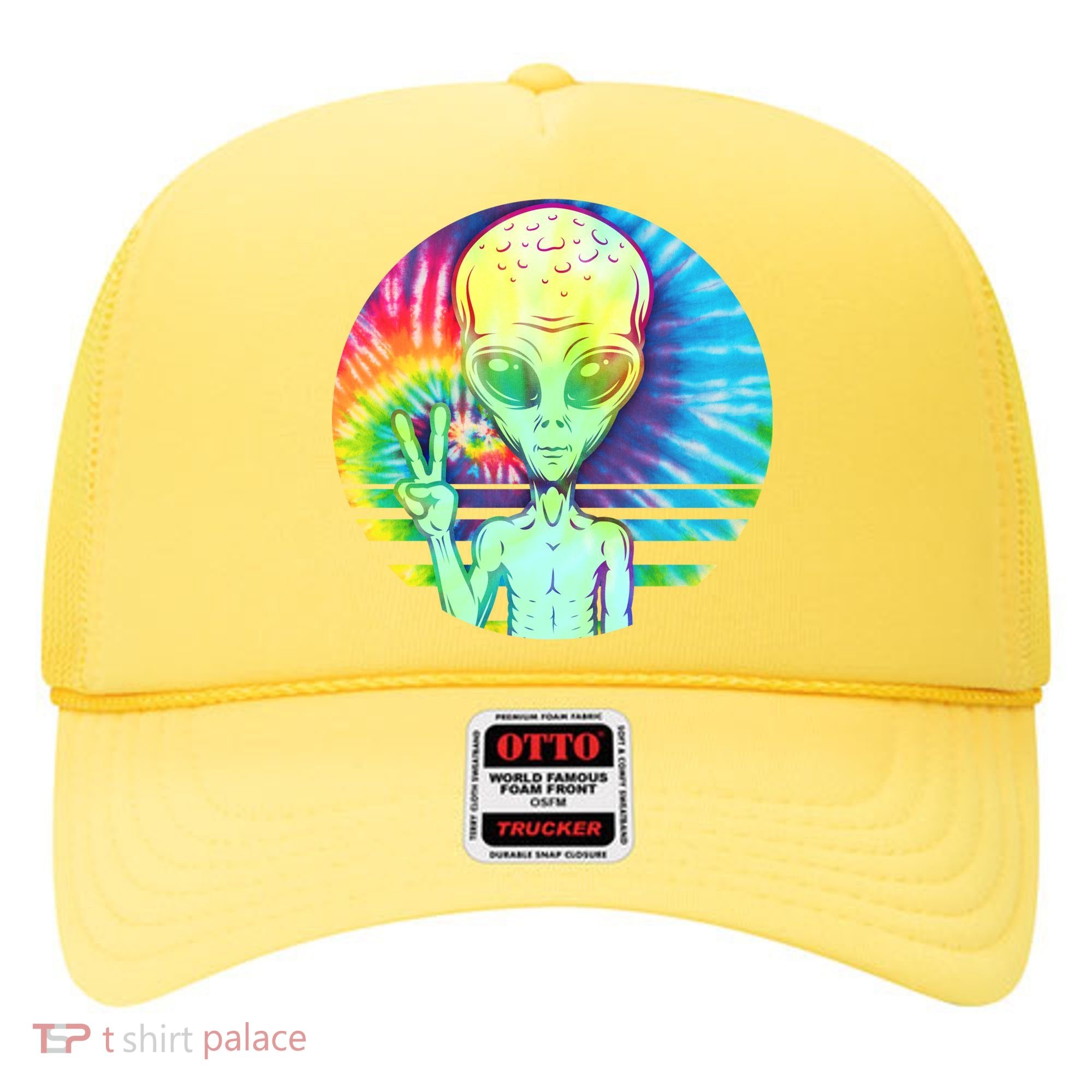 Retro Peace Alien Hippie Hat