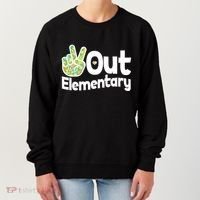 Retro Peace Out Elementary  Women's Sweatshirt thumb 0