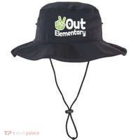 Retro Peace Out Elementary  Bucket Hat thumb 0