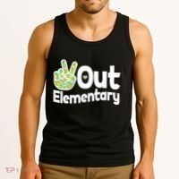 Retro Peace Out Elementary  Tank Top thumb 3