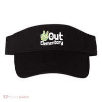 Retro Peace Out Elementary  Visor thumb 0