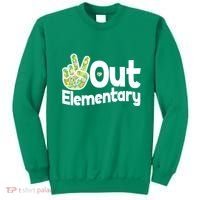 Retro Peace Out Elementary  Sweatshirt thumb 0