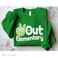 Retro Peace Out Elementary  Sweatshirt thumb 2