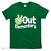 Retro Peace Out Elementary  T-Shirt thumb 0