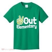 Retro Peace Out Elementary  Kids T-Shirt thumb 0