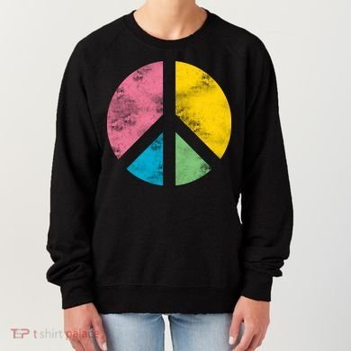 Retro Peace Sign Women's Sweatshirt