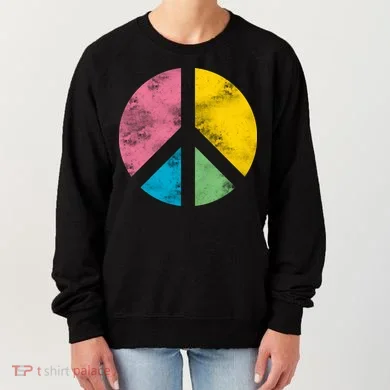 Retro Peace Sign Women's Sweatshirt