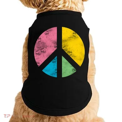 Retro Peace Sign Doggie Tank