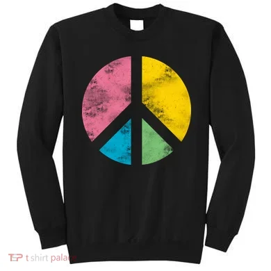 Retro Peace Sign Sweatshirt
