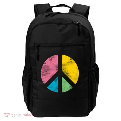 Retro Peace Sign Backpack
