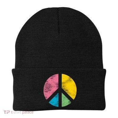 Retro Peace Sign Beanie