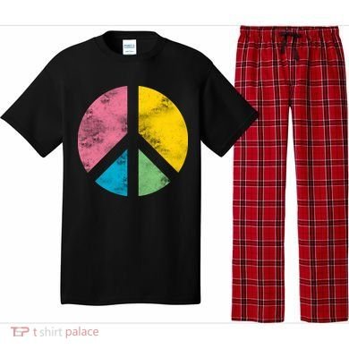 Retro Peace Sign Pajama Set