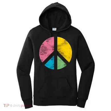 Retro Peace Sign Women's Hoodie