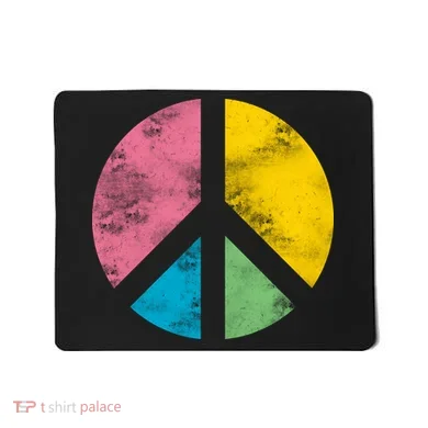 Retro Peace Sign Mousepad