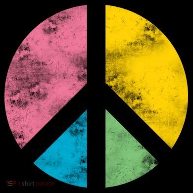 Retro Peace Sign Ornament