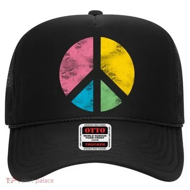 Retro Peace Sign Hat
