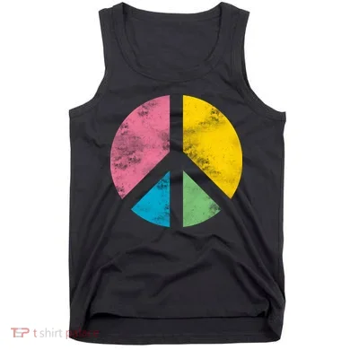 Retro Peace Sign Tank Top