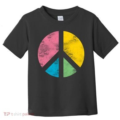 Retro Peace Sign Toddler T-Shirt