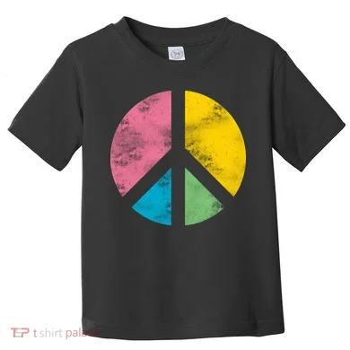Retro Peace Sign Toddler T-Shirt