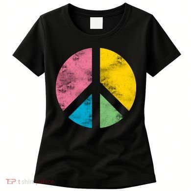 Retro Peace Sign Women's T-Shirt