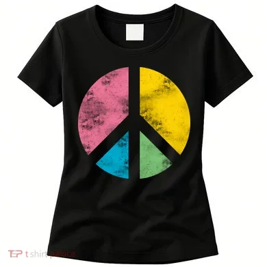 Retro Peace Sign Women's T-Shirt