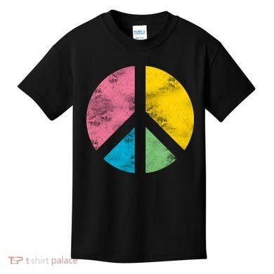 Retro Peace Sign Kids T-Shirt