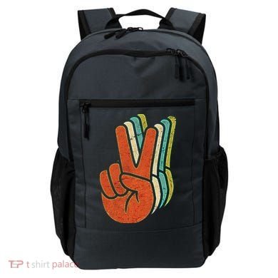 Retro Peace Symbol Hand Backpack