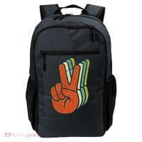 Retro Peace Symbol Hand Backpack thumb 0