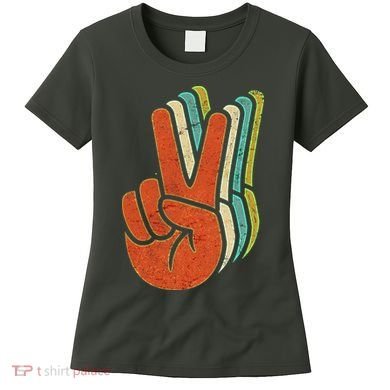 Retro Peace Symbol Hand Women's T-Shirt