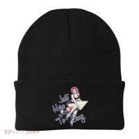 Retro Pin Up Just Here To Bang Beanie thumb 0