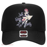 Retro Pin Up Just Here To Bang Hat thumb 0