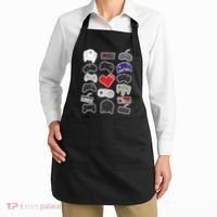 Retro Pixel Remote Love Apron thumb 2