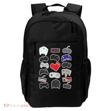 Retro Pixel Remote Love Backpack
