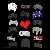 Retro Pixel Remote Love Coffee Mug thumb 5