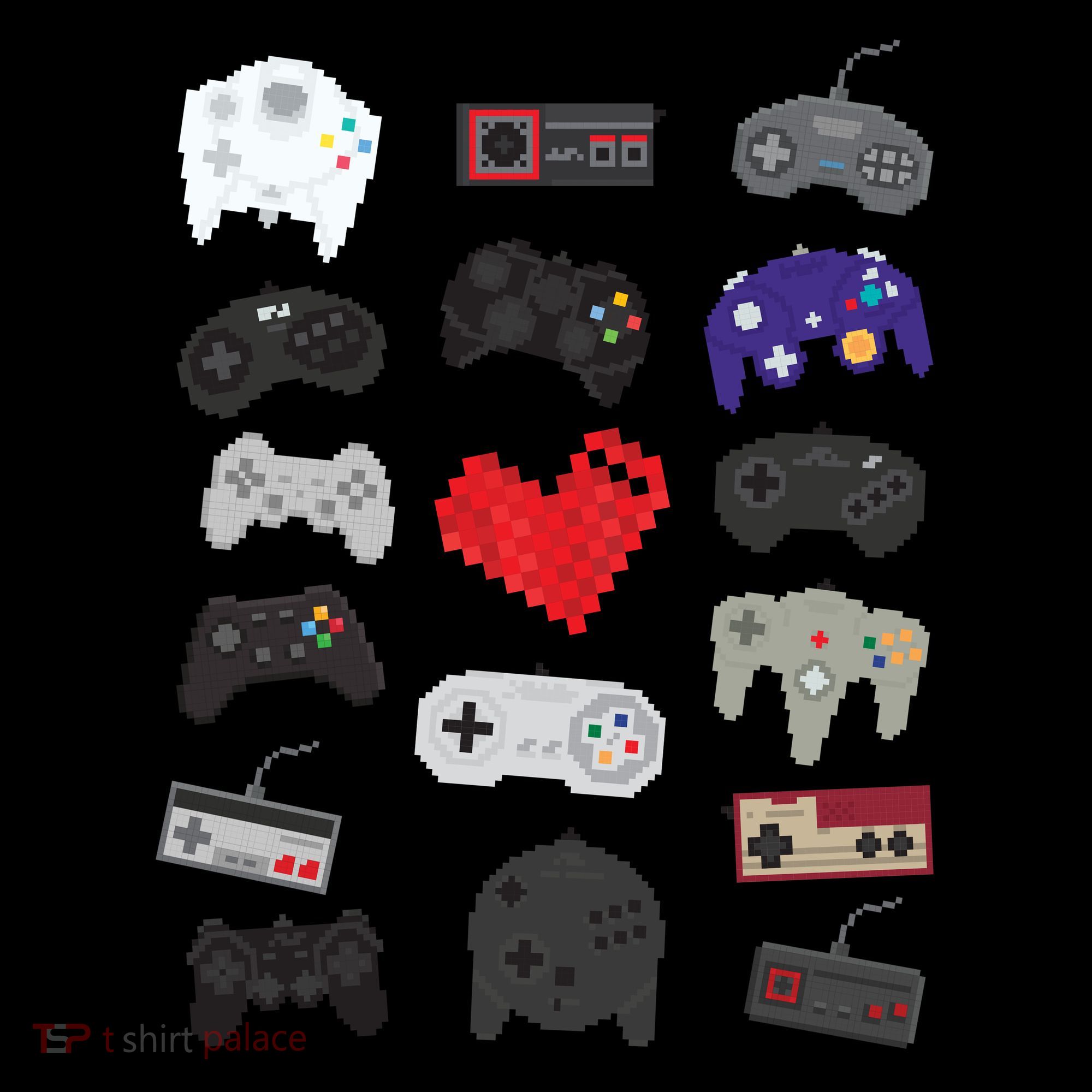 Retro Pixel Remote Love Coffee Mug