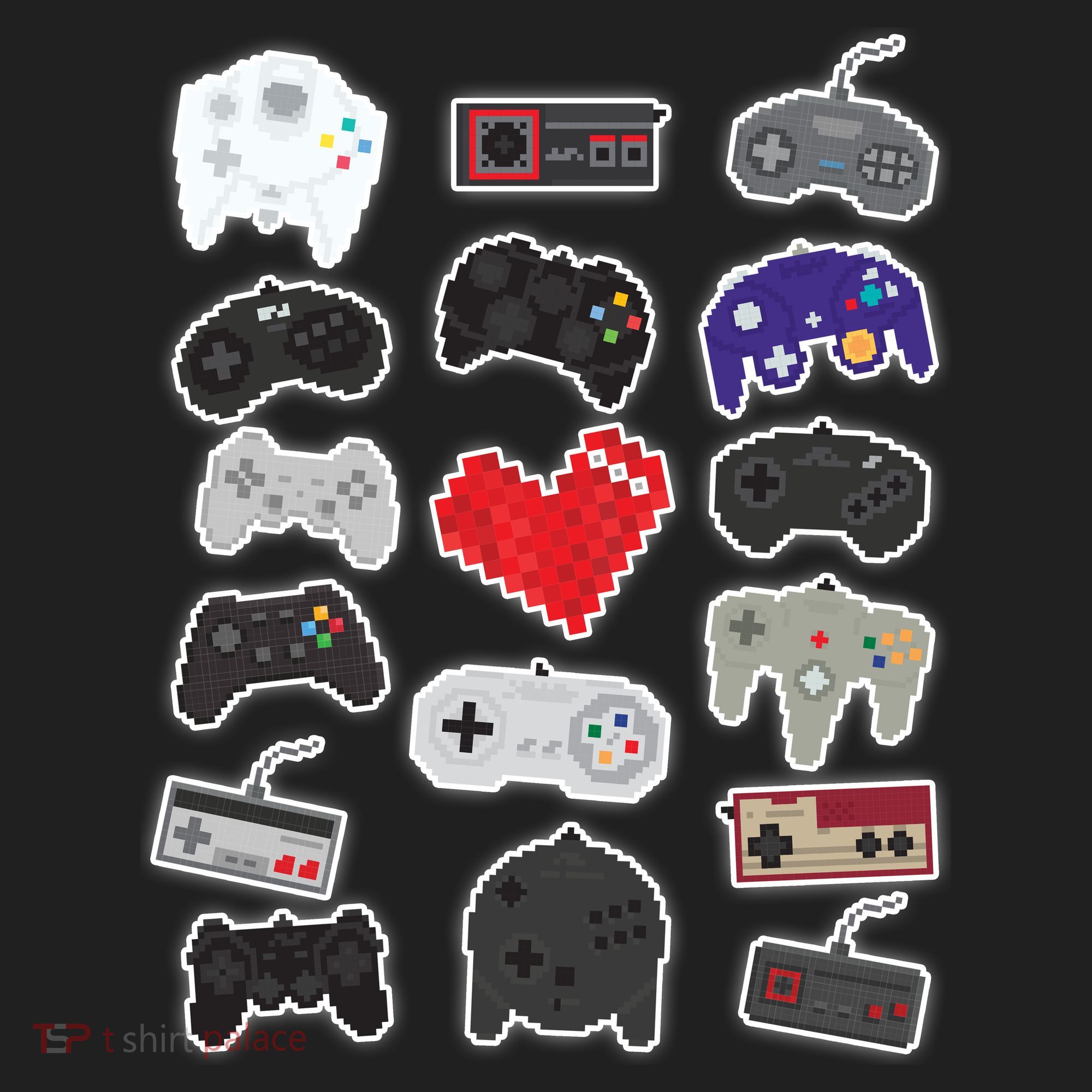 Retro Pixel Remote Love Beanie