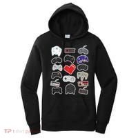 Retro Pixel Remote Love Women's Hoodie thumb 0